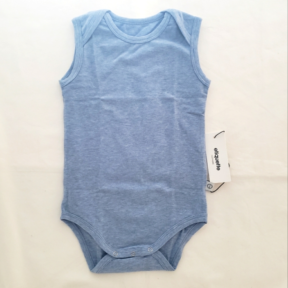 NIB Etiquette Clothiers Infant No Sleeve Bodysuit Onesie
